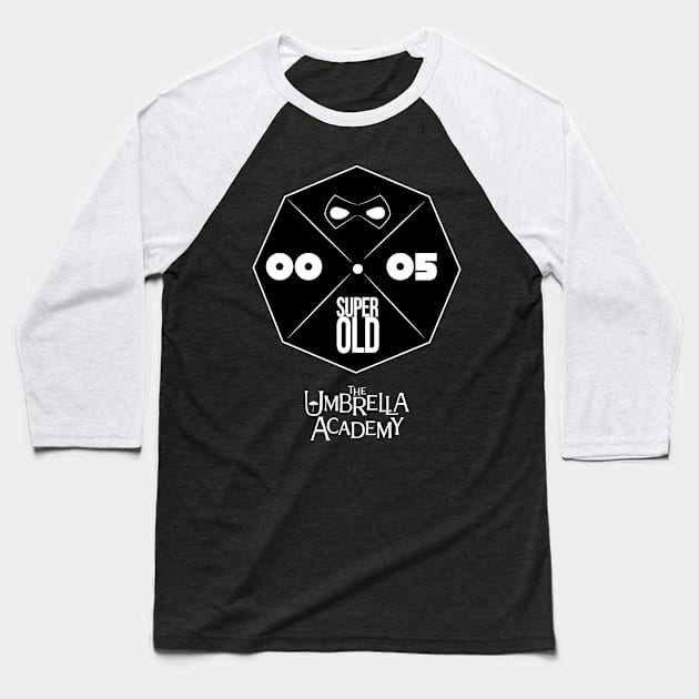 UMBRELLA ACADEMY : NUMBER FIVE LOGO Baseball T-Shirt by FunGangStore